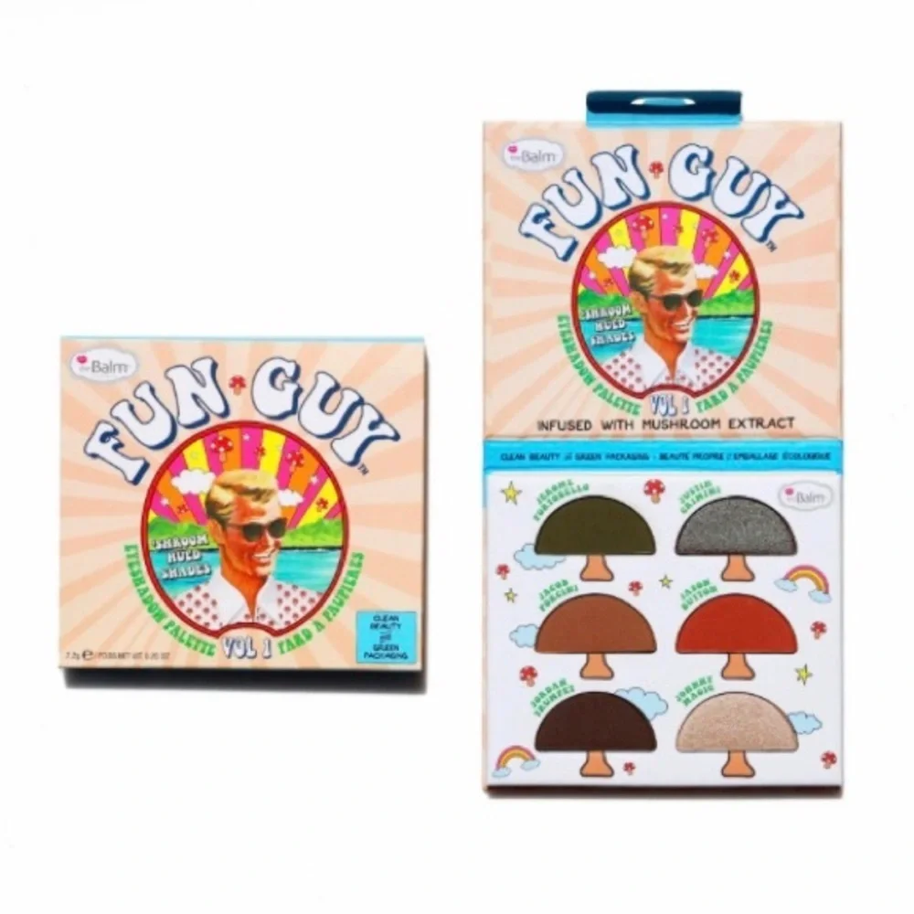 The Balm Fun Guy Shroom Hued Eyeshadow Makeup Palette New